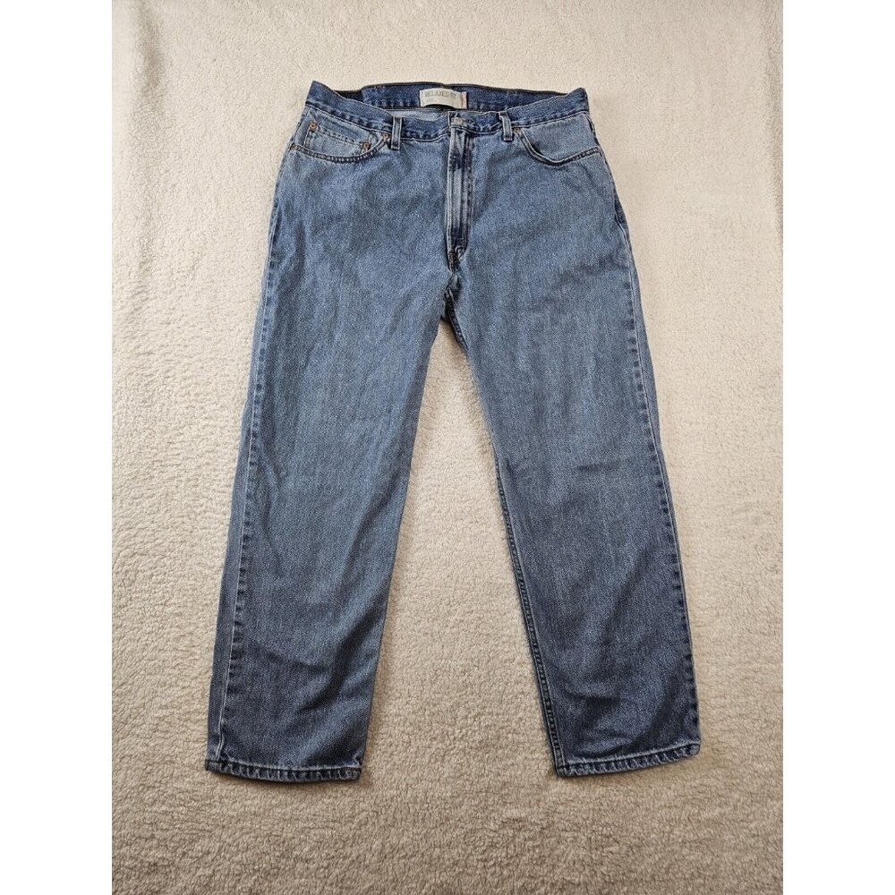 Levi's 550 Jeans Men's Size 38x32 Straight Leg Relaxed Medium Wash Blue Y2K